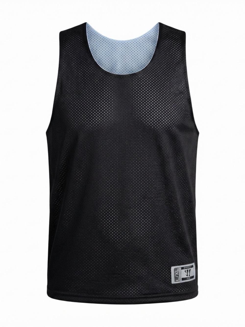 Warrior Reversible Mesh Sports Practice Jersey BlackWhite L/XL Athletic Training